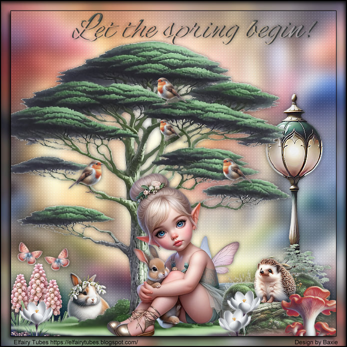 Herausforderung Kit "Early Spring" Elfairy Tubes