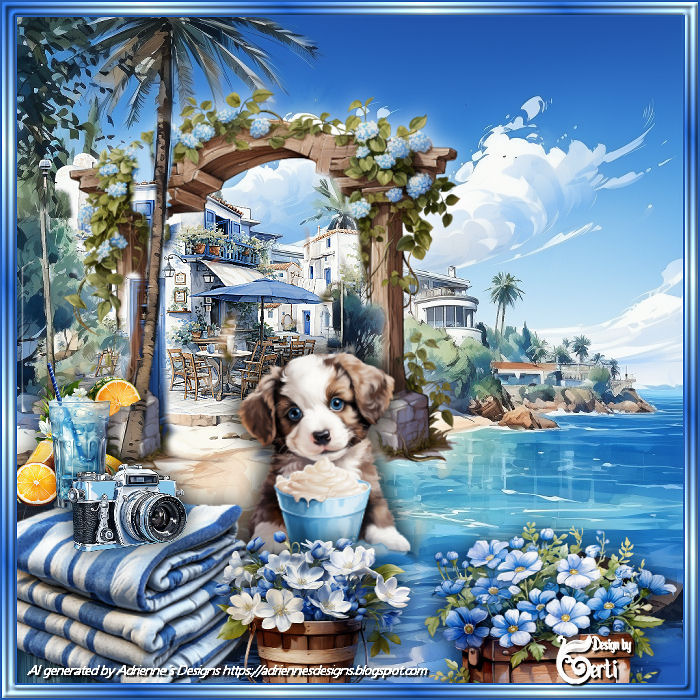  Juli 25 AI Kit "Memories of Greece" by Adrienne´s Designs