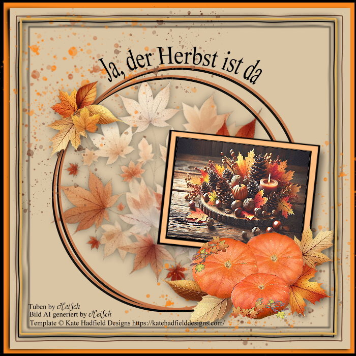 November 2025 / Kate Hadfield Template "Hello Autumn"