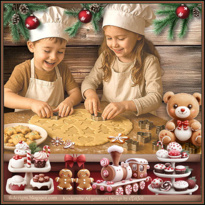 Dezember 2025 / AI Kit &quot;Gingerbread &quot; by aibytkdezigns