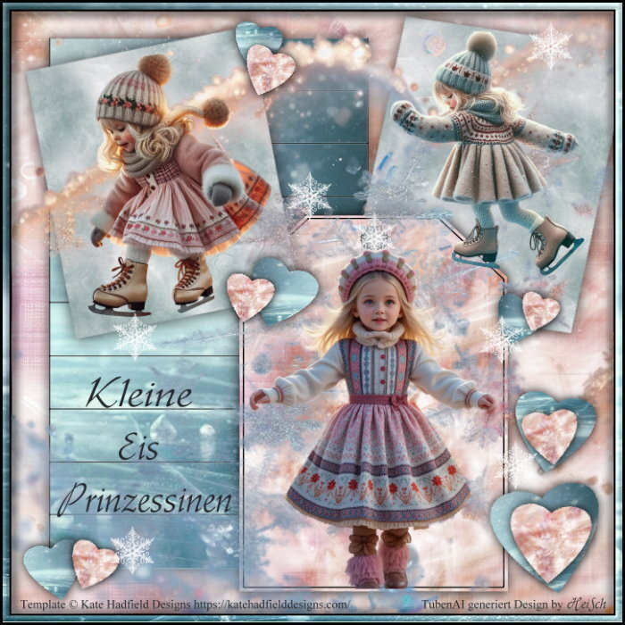 Februar 26_Template "Tagged Hearts" by Kate Hadfield